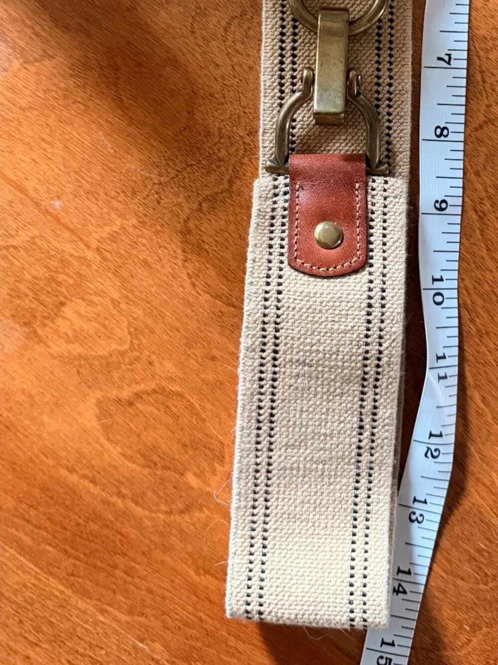 2000s Vintage J. Crew Canvas Stretch Belt - Picture 2 of 4